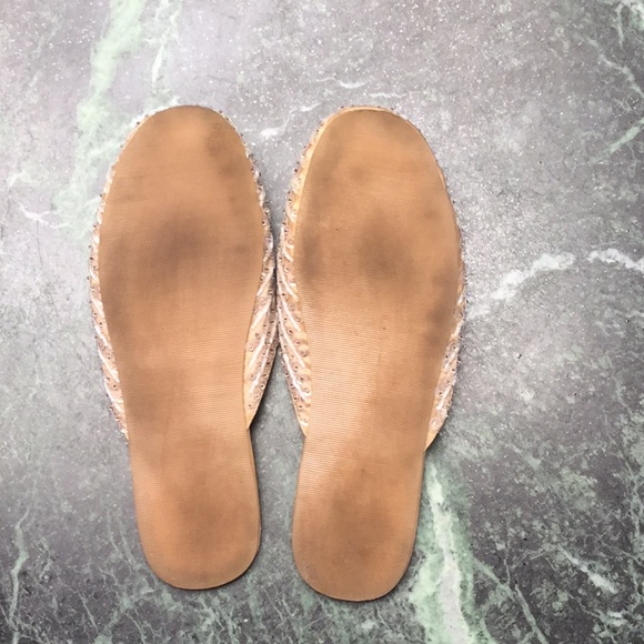 STEVE MADDEN cream sequin flats - Picture 3 of 3